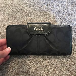 EUC black Coach wallet